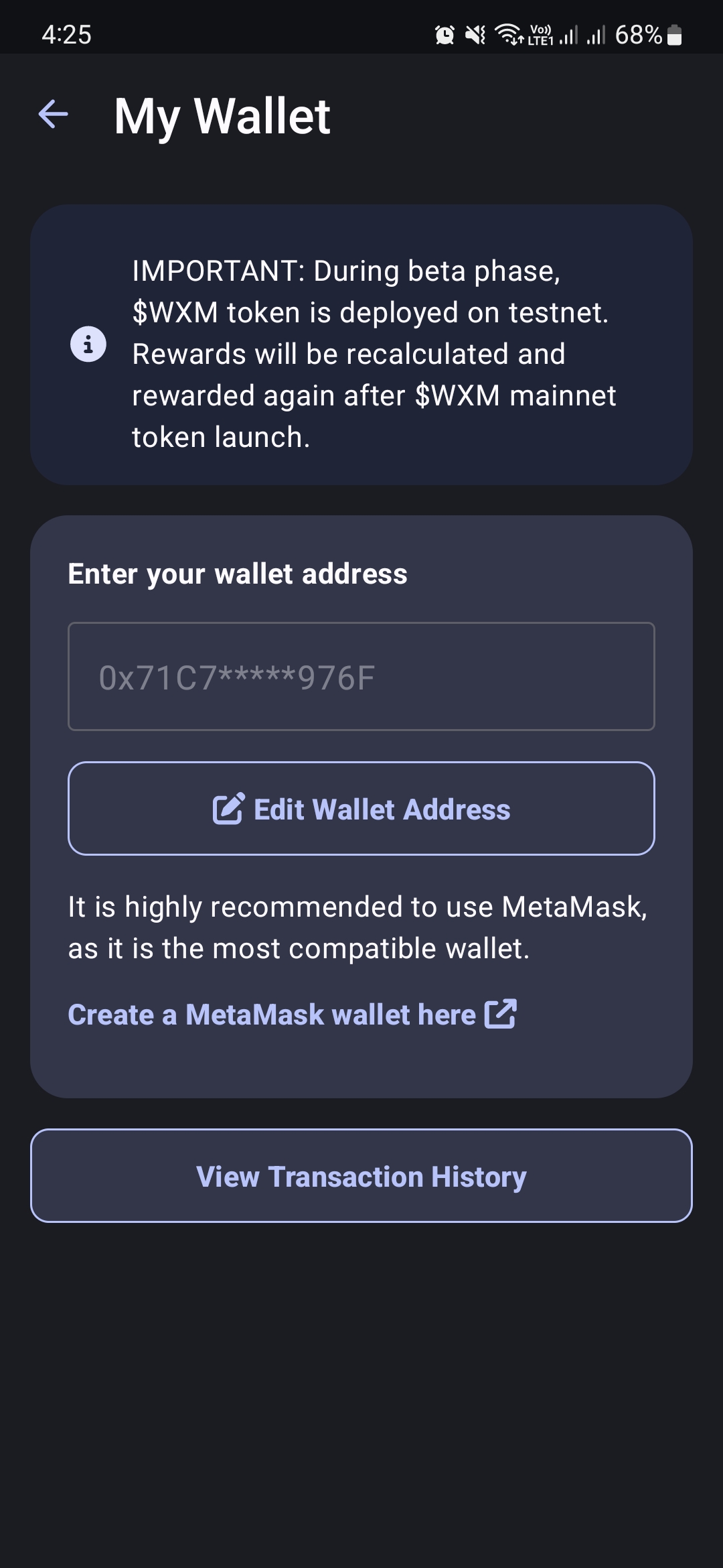 new-wallet-address-empty